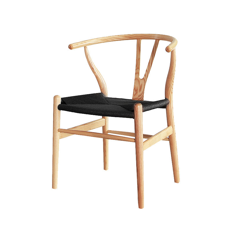 Massives Holzrahmen Essarm Stuhl Moderner Innenstuhl für Esszimmer