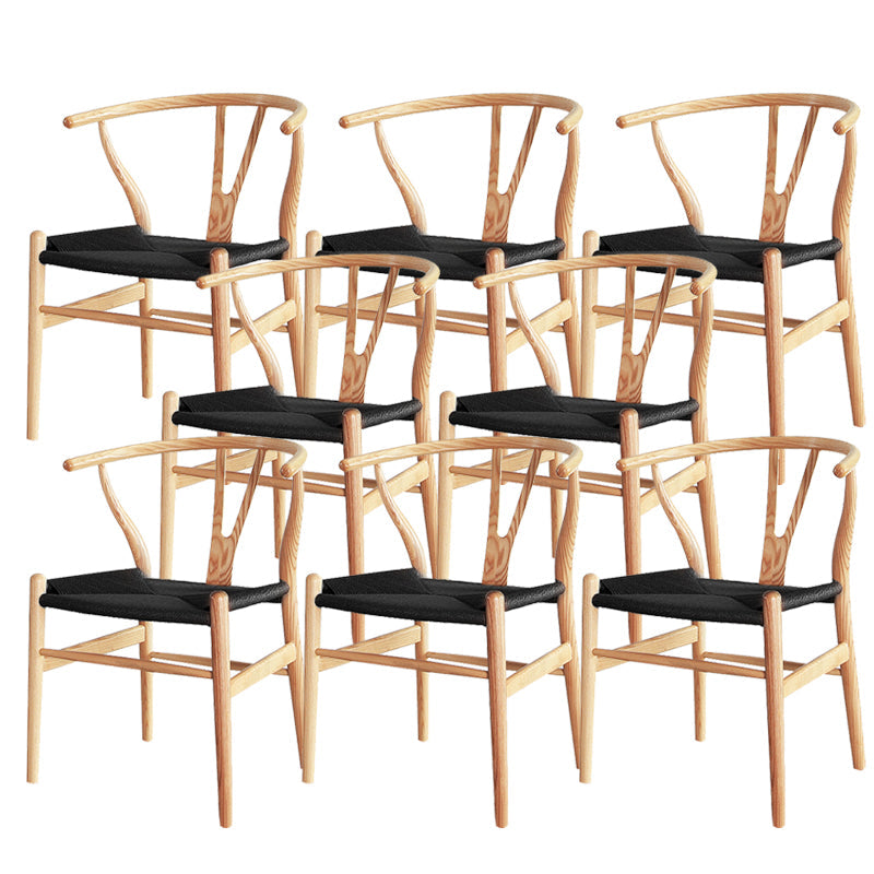 Massives Holzrahmen Essarm Stuhl Moderner Innenstuhl für Esszimmer