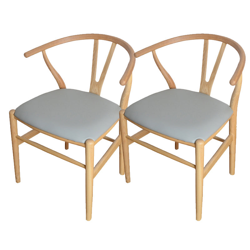 Massives Holzrahmen Essarm Stuhl Moderner Innenstuhl für Esszimmer