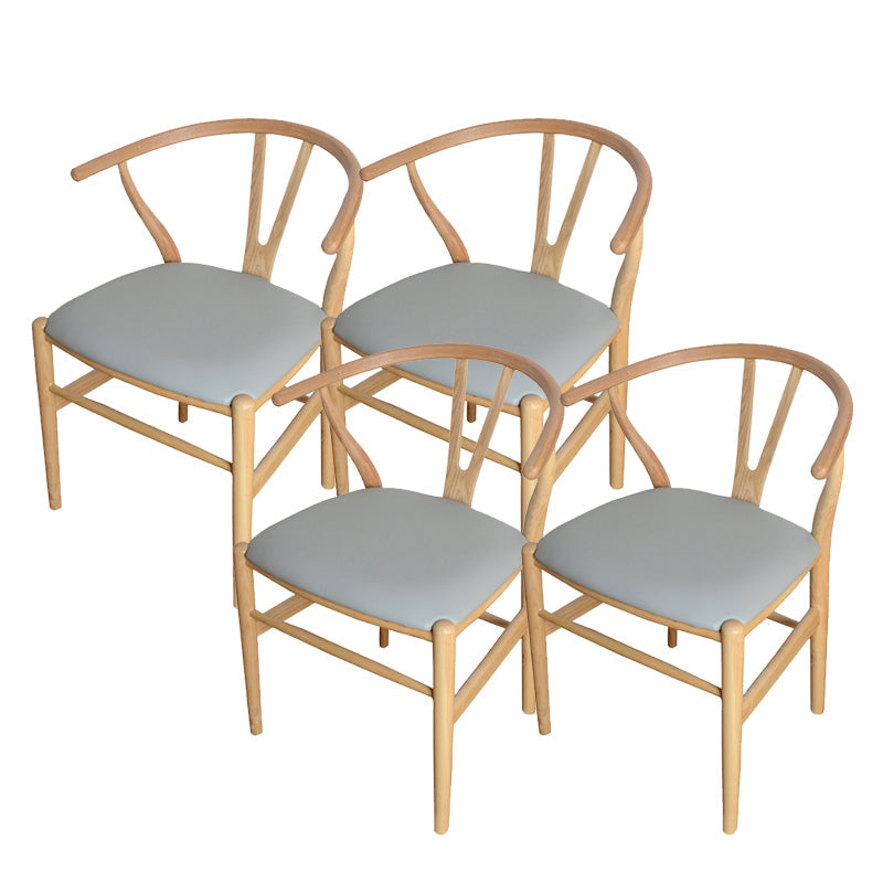 Massives Holzrahmen Essarm Stuhl Moderner Innenstuhl für Esszimmer