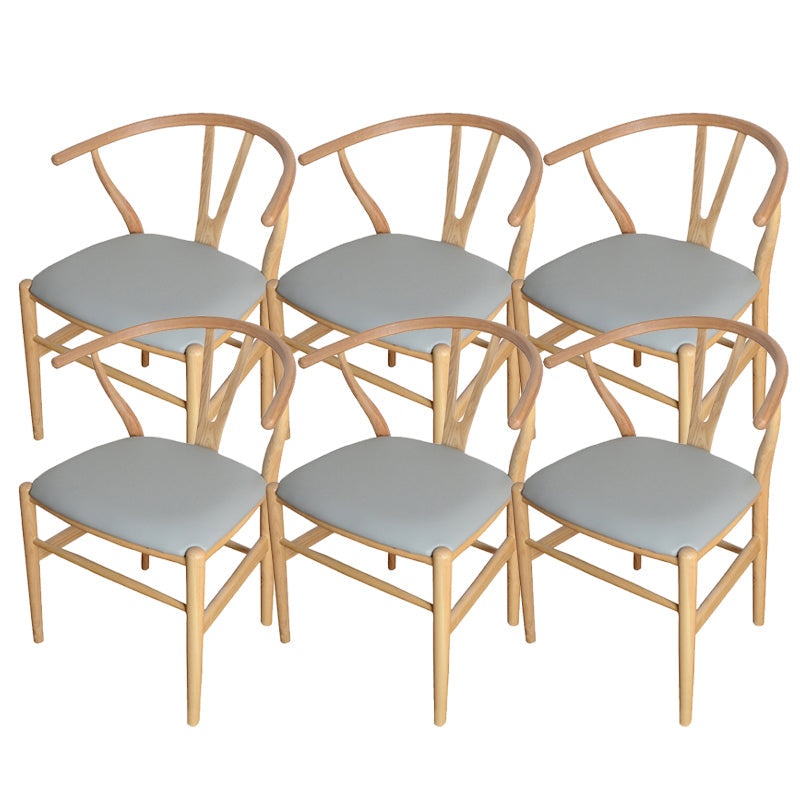 Massives Holzrahmen Essarm Stuhl Moderner Innenstuhl für Esszimmer