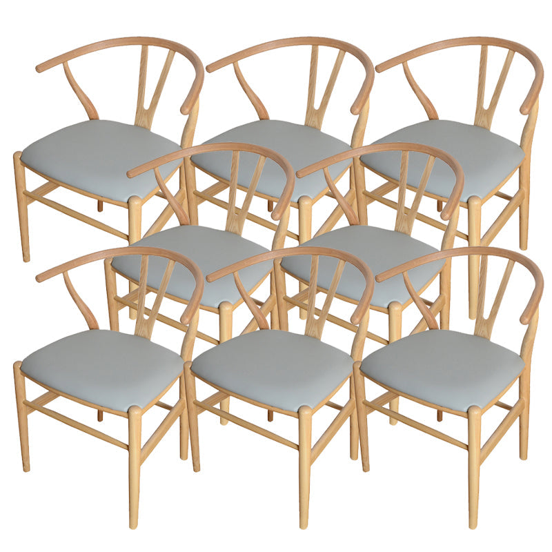 Massives Holzrahmen Essarm Stuhl Moderner Innenstuhl für Esszimmer