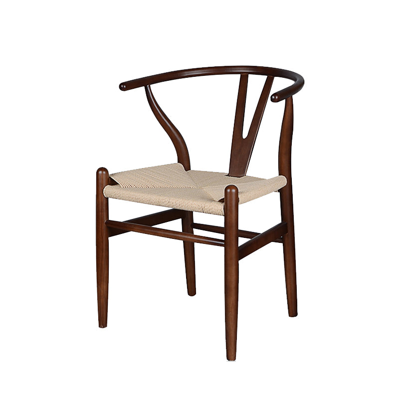 Massives Holzrahmen Essarm Stuhl Moderner Innenstuhl für Esszimmer