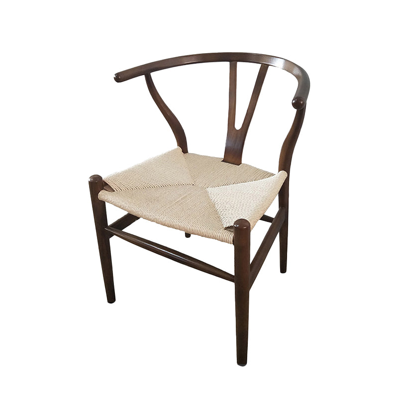 Massives Holzrahmen Essarm Stuhl Moderner Innenstuhl für Esszimmer