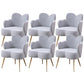Glam Armrest Backrest Cushion Chair with Metal Legs for Hotel