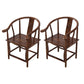 Traditional Style Arm Chair Solid Wood Slat Back Dining Chair for Home Brown 2 Piece Set Clearhalo 'Dining Chairs' 'Dining Tables & Seating' 'dining_chair' 'furn' 'furn_dining_chair' 'Furniture' 'Kitchen & Dining Furniture' 7659723