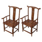 Traditional Style Arm Chair Solid Wood Slat Back Dining Chair for Home Coffee 2 Piece Set Clearhalo 'Dining Chairs' 'Dining Tables & Seating' 'dining_chair' 'furn' 'furn_dining_chair' 'Furniture' 'Kitchen & Dining Furniture' 7659741