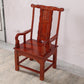 Traditional Style Arm Chair Solid Wood Slat Back Dining Chair for Home Burgundy 1 Piece Clearhalo 'Dining Chairs' 'Dining Tables & Seating' 'dining_chair' 'furn' 'furn_dining_chair' 'Furniture' 'Kitchen & Dining Furniture' 7659745