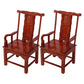 Traditional Style Arm Chair Solid Wood Slat Back Dining Chair for Home Burgundy 2 Piece Set Clearhalo 'Dining Chairs' 'Dining Tables & Seating' 'dining_chair' 'furn' 'furn_dining_chair' 'Furniture' 'Kitchen & Dining Furniture' 7659746