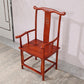 Traditional Style Arm Chair Solid Wood Slat Back Dining Chair for Home Brick Red 1 Piece Clearhalo 'Dining Chairs' 'Dining Tables & Seating' 'dining_chair' 'furn' 'furn_dining_chair' 'Furniture' 'Kitchen & Dining Furniture' 7659750