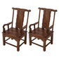 Traditional Style Arm Chair Solid Wood Slat Back Dining Chair for Home Tan 2 Piece Set Clearhalo 'Dining Chairs' 'Dining Tables & Seating' 'dining_chair' 'furn' 'furn_dining_chair' 'Furniture' 'Kitchen & Dining Furniture' 7659774