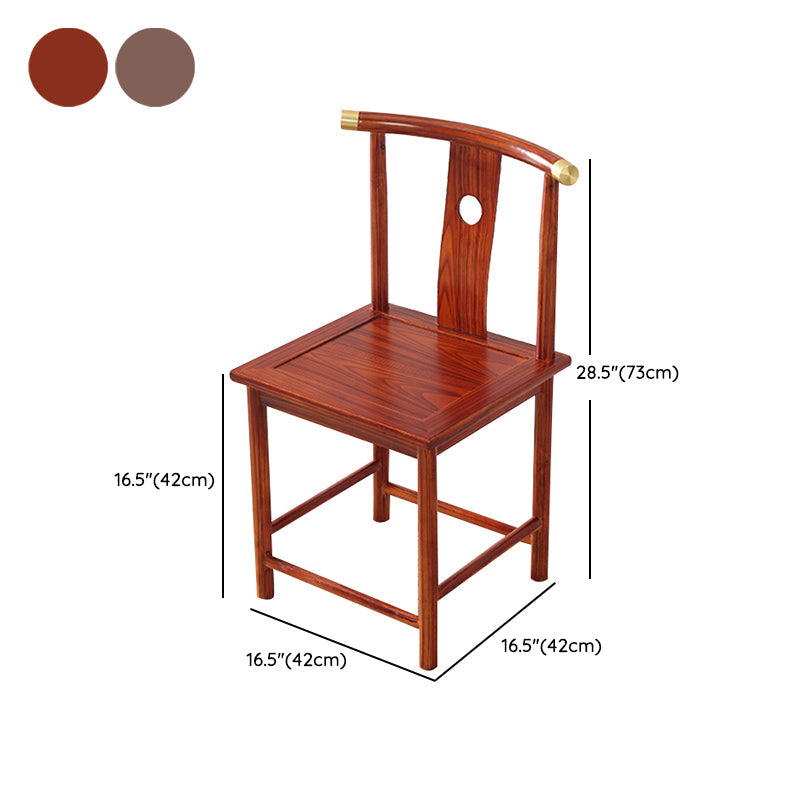 Traditional Style Arm Chair Solid Wood Slat Back Dining Chair for Home Clearhalo 'Dining Chairs' 'Dining Tables & Seating' 'dining_chair' 'furn' 'furn_dining_chair' 'Furniture' 'Kitchen & Dining Furniture' 7659803