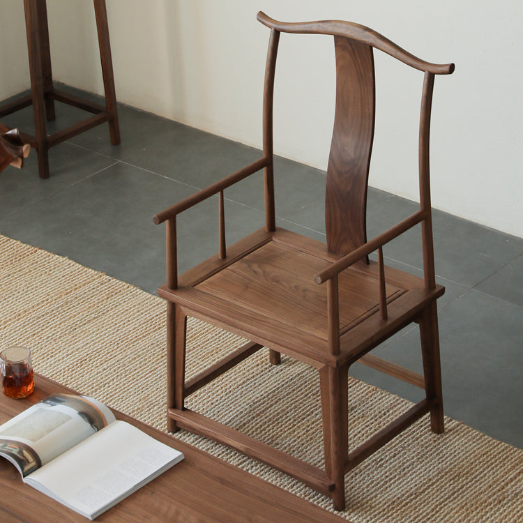 Traditional Kitchen Dining Chair High Back Solid Wood Dining Chair Clearhalo 'Dining Chairs' 'Dining Tables & Seating' 'dining_chair' 'furn' 'furn_dining_chair' 'Furniture' 'Kitchen & Dining Furniture' 7659809