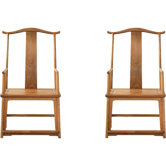 Traditional Kitchen Dining Chair High Back Solid Wood Dining Chair Cherry 2 Piece Set Clearhalo 'Dining Chairs' 'Dining Tables & Seating' 'dining_chair' 'furn' 'furn_dining_chair' 'Furniture' 'Kitchen & Dining Furniture' 7659816