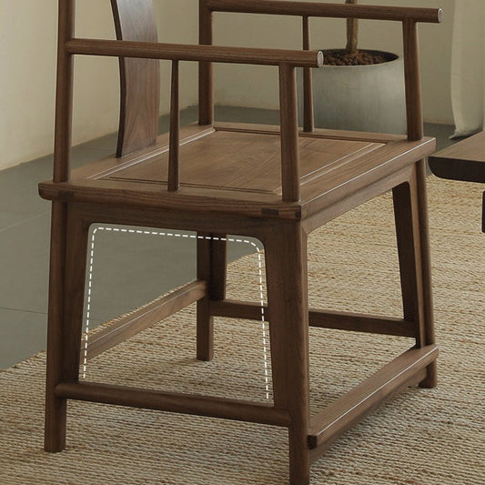 Traditional Kitchen Dining Chair High Back Solid Wood Dining Chair Clearhalo 'Dining Chairs' 'Dining Tables & Seating' 'dining_chair' 'furn' 'furn_dining_chair' 'Furniture' 'Kitchen & Dining Furniture' 7659820