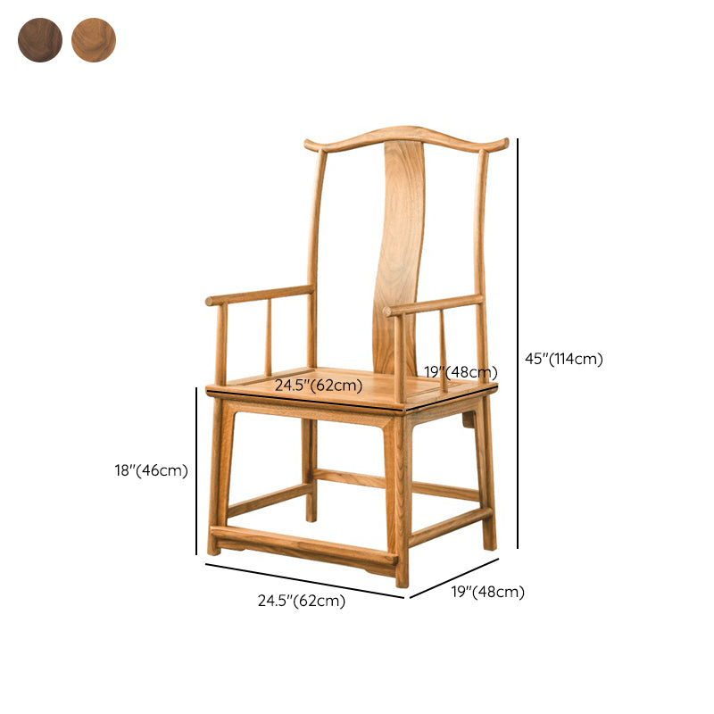 Traditional Kitchen Dining Chair High Back Solid Wood Dining Chair Clearhalo 'Dining Chairs' 'Dining Tables & Seating' 'dining_chair' 'furn' 'furn_dining_chair' 'Furniture' 'Kitchen & Dining Furniture' 7659824