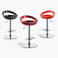 Plastic Adjustable Height Swivel Low Back Bar Stool with Footrest Clearhalo 'Bar Furniture' 'Bar Stools' 'bar_stools' 'furn' 'furn_bar_stools' 'Furniture' 'Kitchen & Dining Furniture' 7659943