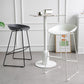 Industrial Indoor Armless Footrest Bar Stool with Metal Legs