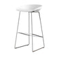 Industrial Indoor Armless Footrest Bar Stool with Metal Legs