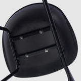 Contemporary Bucket Low Back Plastic Bar Stools with Metal Base