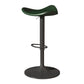 Saddle Seat Adjustable Height Swivel Armless Bar Stool with Footrest