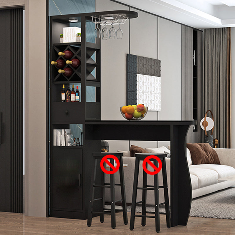 Moderne en eigentijdse speciale houten barhoogtetafel voor de woonkamer