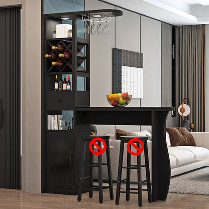Moderne en eigentijdse speciale houten barhoogtetafel voor de woonkamer