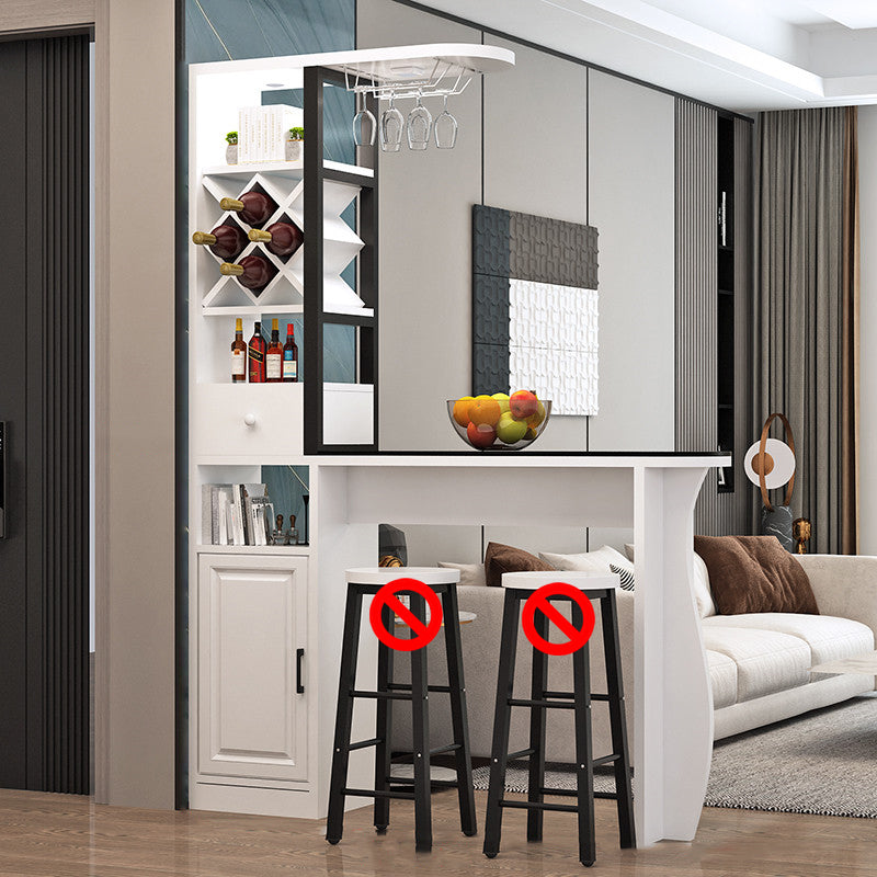 Moderne en eigentijdse speciale houten barhoogtetafel voor de woonkamer