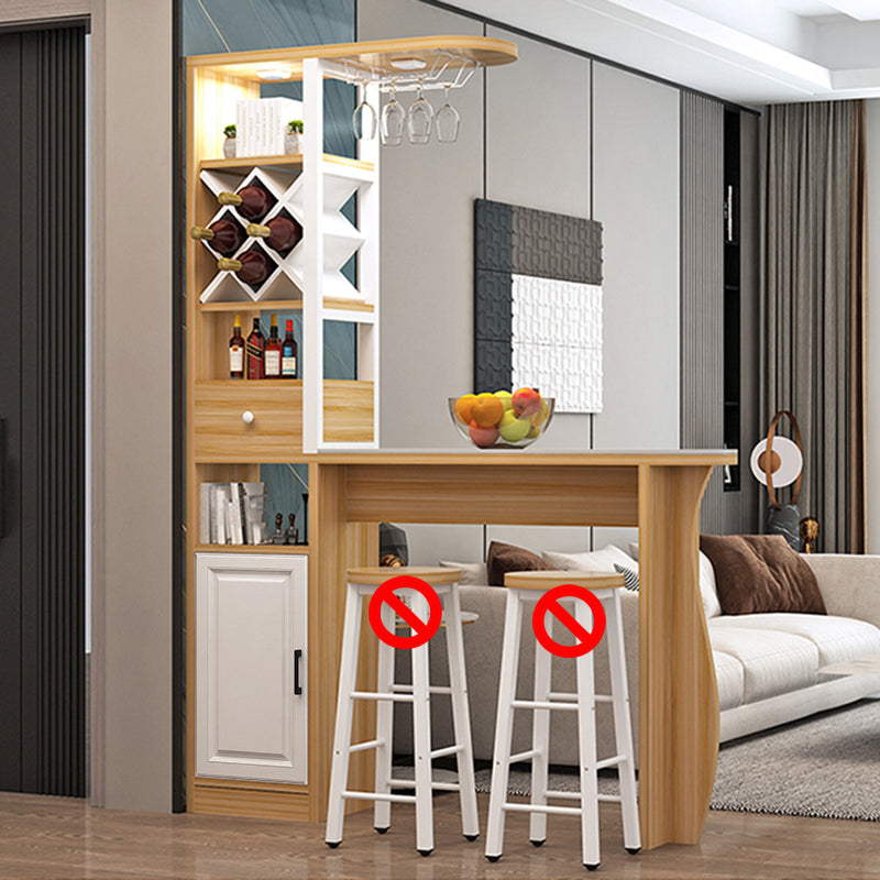 Moderne en eigentijdse speciale houten barhoogtetafel voor de woonkamer