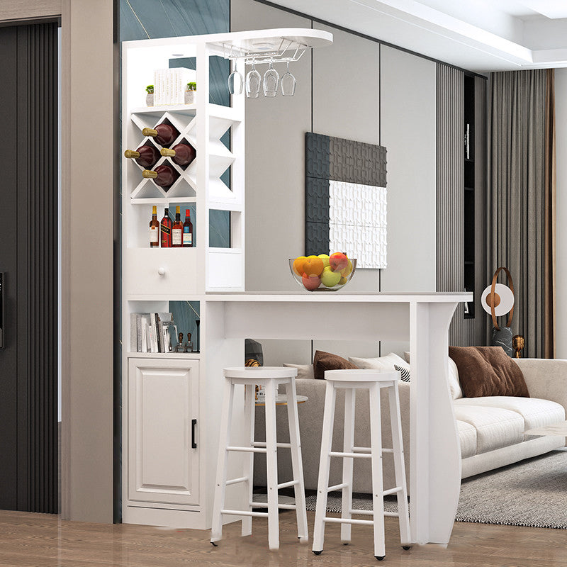 Moderne en eigentijdse speciale houten barhoogtetafel voor de woonkamer