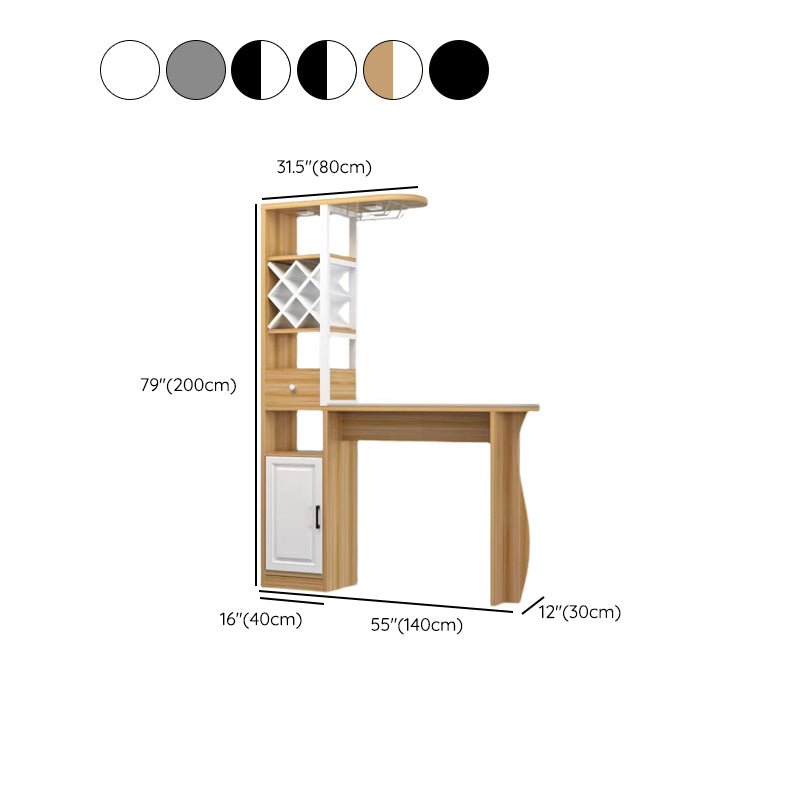 Moderne en eigentijdse speciale houten barhoogtetafel voor de woonkamer