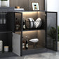 Contemporary Style Rectangle Wood Bar Height Table for Living Room Clearhalo 'Bar Furniture' 'Bar Tables' 'bar_tables' 'furn' 'furn_bar_tables' 'Furniture' 'Kitchen & Dining Furniture' 7661034
