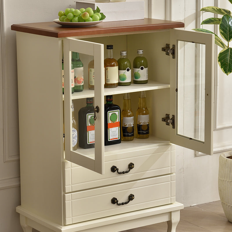 Matte Finish Wooden Floor Wine Holder with Storage for Dining Room Clearhalo 'furn' 'furn_wine_racks' 'Furniture' 'Kitchen & Dining Furniture' 'Wine Racks' 'wine_racks' 7662092