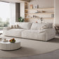 Contemporary Solid Color Pillow Top Arm Sofa For Living Room