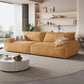 Contemporary Solid Color Pillow Top Arm Sofa For Living Room
