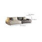 Contemporary Solid Color Pillow Top Arm Sofa For Living Room