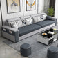 Contemporary Square Arm Sofa in Gray with Storage For Living Room Clearhalo 'furn' 'furn_sofas' 'Furniture' 'Living Room Furniture' 'Sofa' 'sofas' 7662429