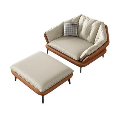 Cadre en bois moderne SAFA DE ARME ÉBULITE CUIR VÉLIOR