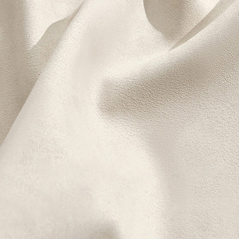 Scandinavian Wood Frame Recessed Arm Sofa in White for Living Room Clearhalo 'furn' 'furn_sofas' 'Furniture' 'Living Room Furniture' 'Sofa' 'sofas' 7662471