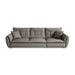 Contemporary 43.3" Wide Solid Color Faux Leather Flared Arm Sofa