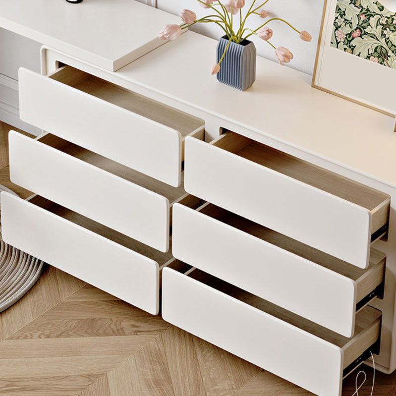 Specchio illuminato in legno bianco con tavolo da toeletta per vanità camera da letto del cassetto