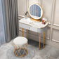 Modern White With Drawer Lighted Mirror Bedroom Dressing Table
