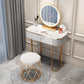 Modern White With Drawer Lighted Mirror Bedroom Dressing Table