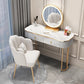 Modern White With Drawer Lighted Mirror Bedroom Dressing Table