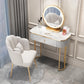 Modern White With Drawer Lighted Mirror Bedroom Dressing Table