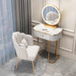 Modern White With Drawer Lighted Mirror Bedroom Dressing Table