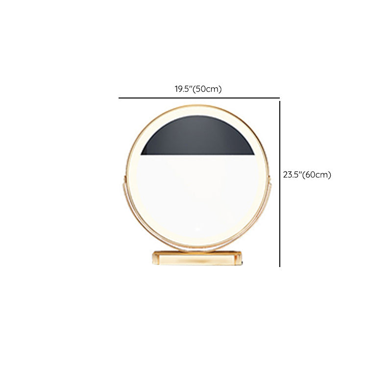 Modern White With Drawer Lighted Mirror Bedroom Dressing Table