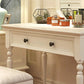 Modern Antique White Solid Wood Mirror Bedroom Make-up Vanity