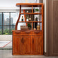 Solid Wood Cabinet in Brown 78.74" Tall Accent Cabinet with Drawers and Shelves Clearhalo 'Cabinets & Chests' 'cabinets_chests' 'furn' 'furn_cabinets_chests' 'Furniture' 'Living Room Furniture' 7662793