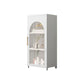 Scandinavian 13.77" Wide 1-door Metal  Accent Cabinet in White